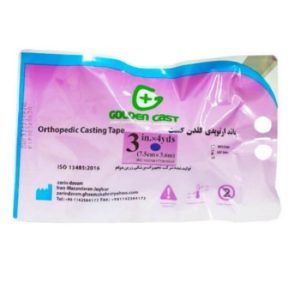 باند ارتوپدی فایبر گلاس گلدن کست 3 اینچ