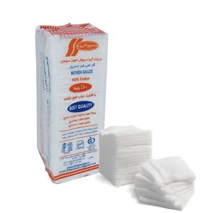 گاز طبی ساده غیر استریل 400 گرم 8 لایه